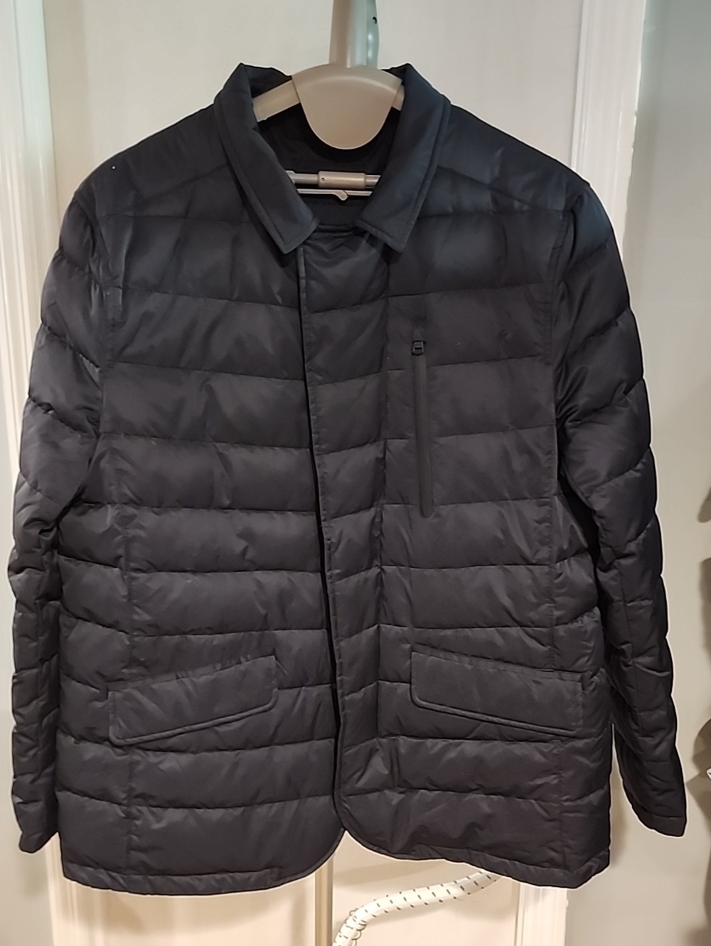 Tahari Men's Black Quilted Puffer Coat